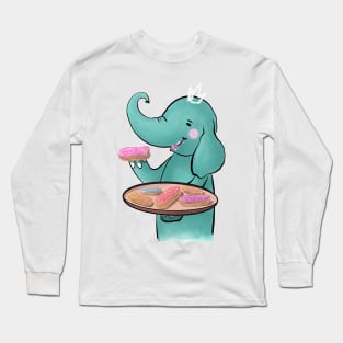 Elephant Tiffan & eclair Long Sleeve T-Shirt